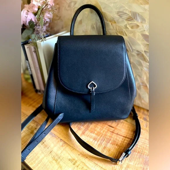 KATE SPADE Adel Leather Small Backpack - Picture 1 of 9